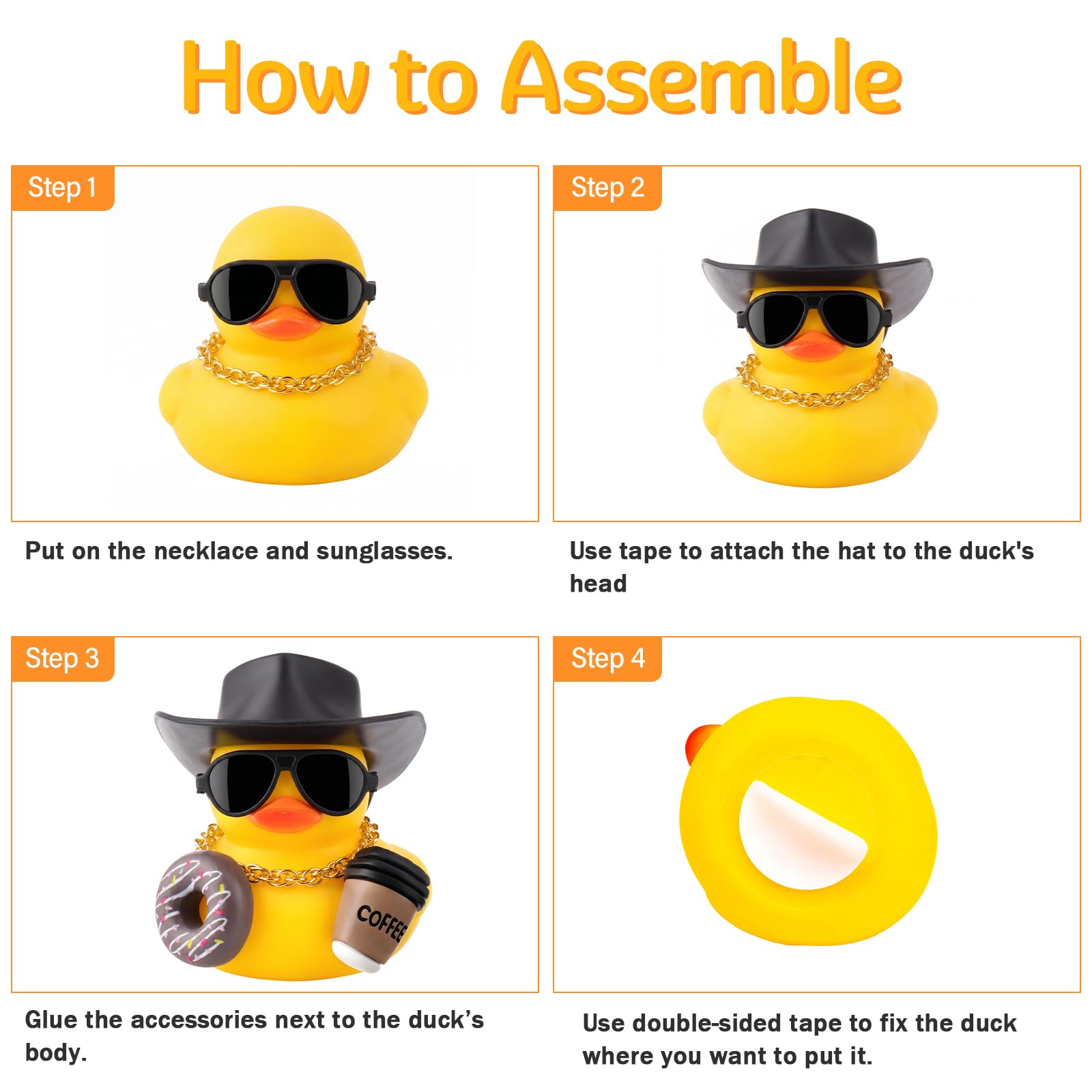 Decorações de Pato de Borracha - Sunglass Retainer Cord avaliação e preço